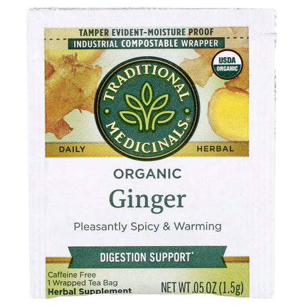 Traditional Medicinals Organic Ginger herbal tea - view 3