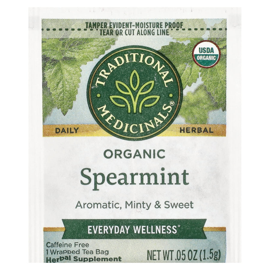 Traditional Medicinals Organic Spearmint herbal tea - view 3