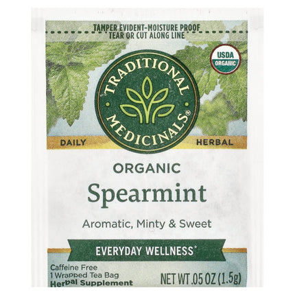 Traditional Medicinals Organic Spearmint herbal tea - view 3