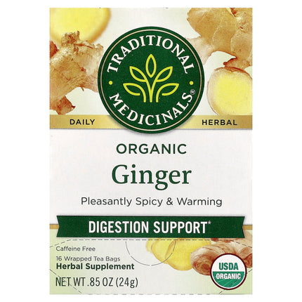 Traditional Medicinals Organic Ginger herbal tea, 24 g