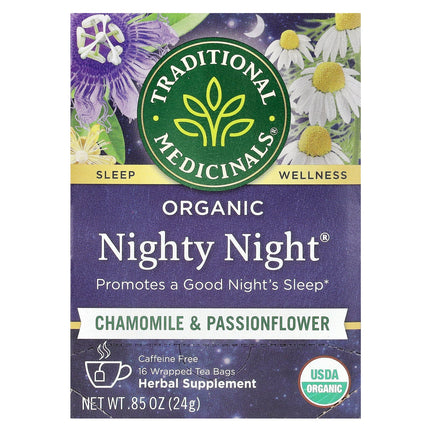 Traditional Medicinals Organic Nighty Night® herbal tea, 24 g