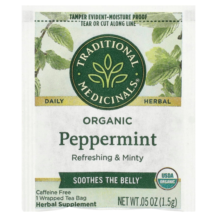 Traditional Medicinals Organic Peppermint herbal tea - view 3