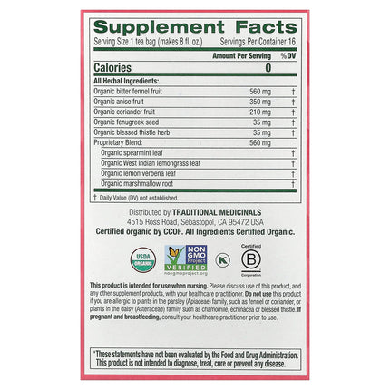 Traditional Medicinals Organic Mother's Milk® herbal tea - view 2