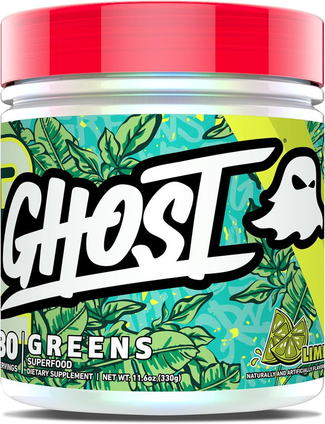 Ghost Greens Superfood Powder – Lime (30 Servings)