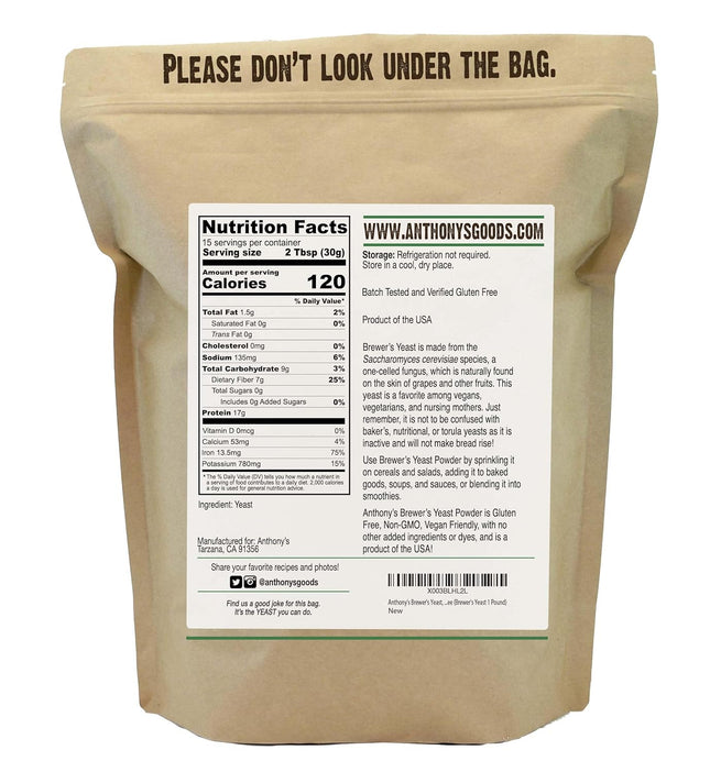 Anthony's Brewer's Yeast Powder 454g