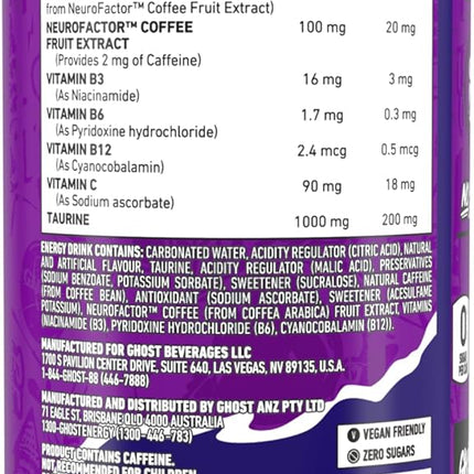 Ghost Energy Drink Grape