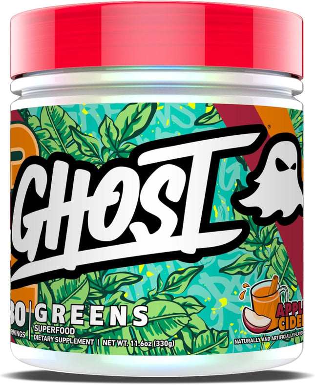 Ghost Greens – Apple Cider Flavoured Superfood Powder (30 Servings)