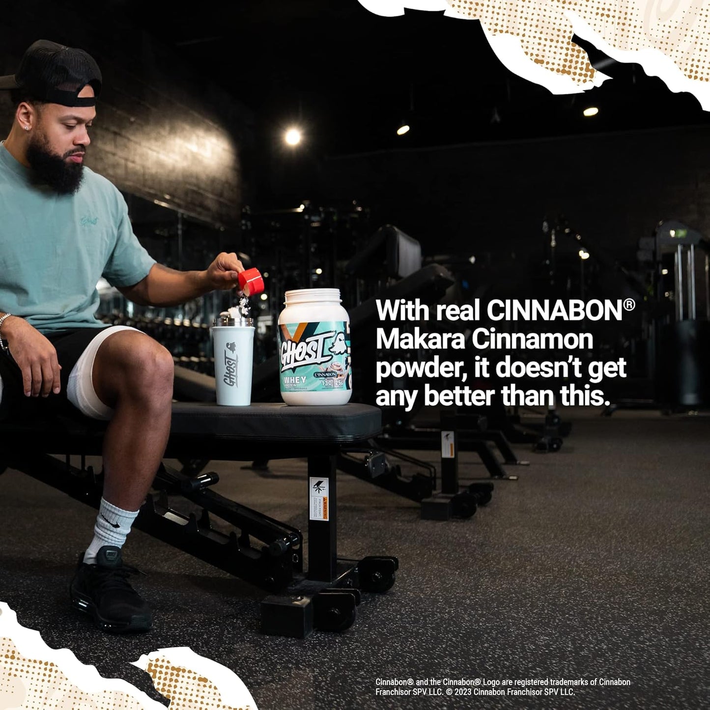 Ghost Cinnabon Whey Protein Powder 907 g