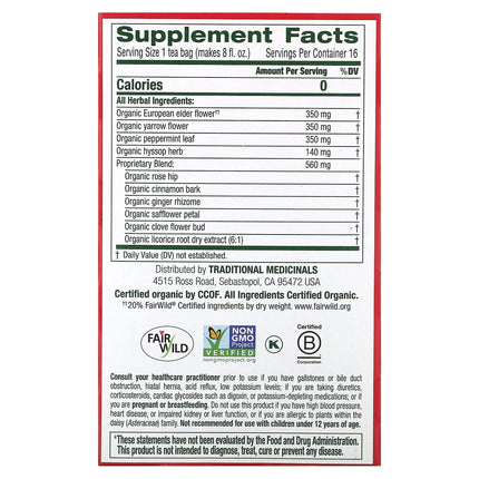 Traditional Medicinals Organic Herbal Cold Care™ herbal tea - view 2