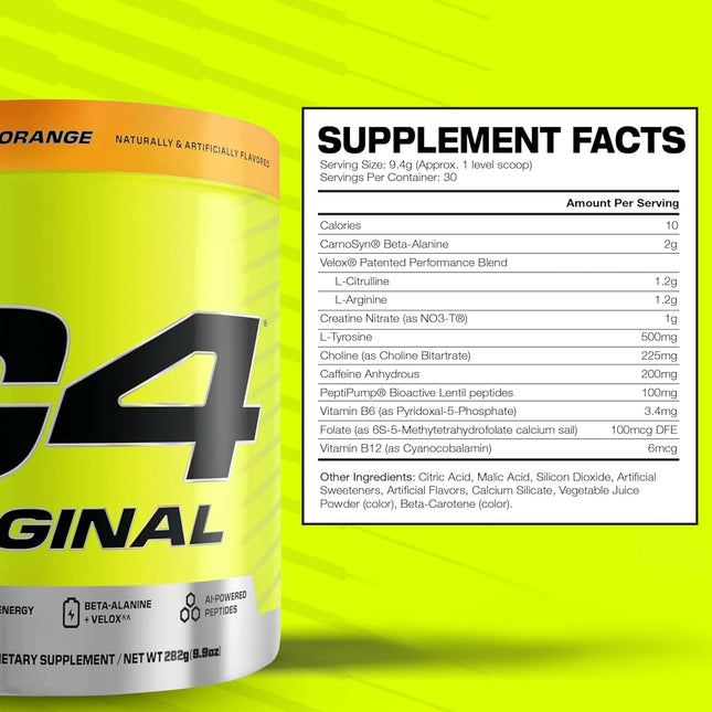 Cellucor C4 Original Pre-workout Orange