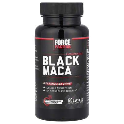 Force Factor Fundamentals Black Maca 60 Capsules product image