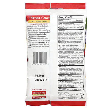 Traditional Medicinals Organic Throat Coat® Drops drops - view 2