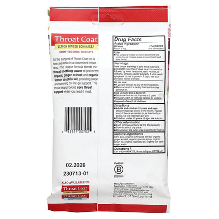 Traditional Medicinals Organic Throat Coat® Drops drops - view 2