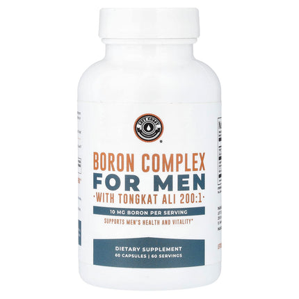 Left Coast Performance Boron Complex with Tongkat Ali, 60 capsules, front label