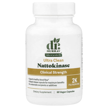 Dr. Murray's Nattokinase, 2,000 FU, 60 Vegan Capsules, label view 13