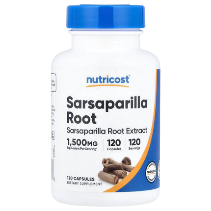 Nutricost Sarsaparilla Root, 100 mg per Capsule