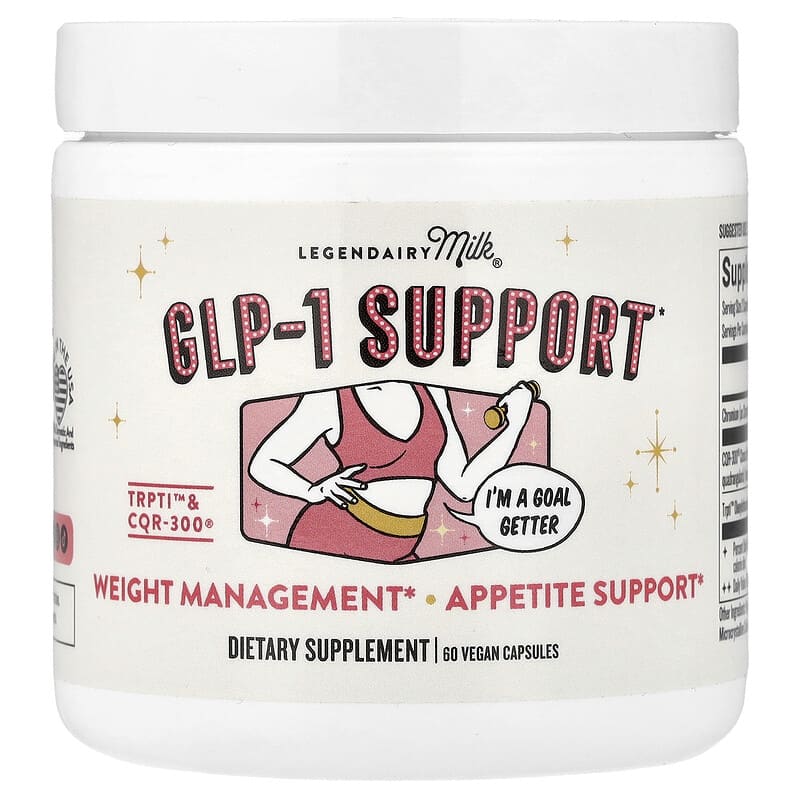 Legendairy Milk, GLP-1 Support, 60 Vegan Capsules