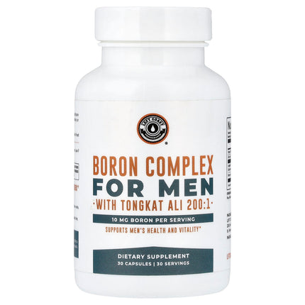 Left Coast Performance Boron Complex with Tongkat Ali, 30 capsules, front label