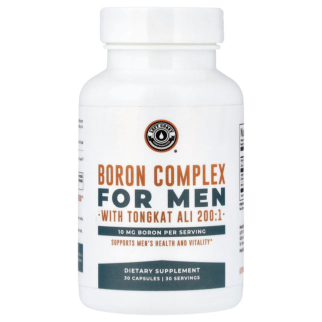 Left Coast Performance Boron Complex with Tongkat Ali, 30 capsules, front label