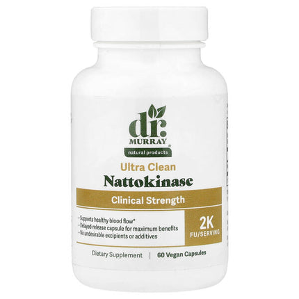 Dr. Murray's Nattokinase, 2,000 FU, 60 Vegan Capsules