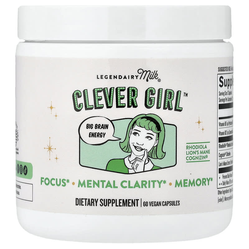 Legendairy Milk, Clever Girl™, 60 Vegan Capsules