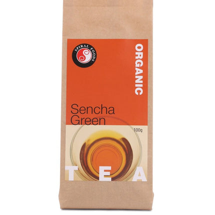 Organic green tea sencha by Spiral Foods 100g