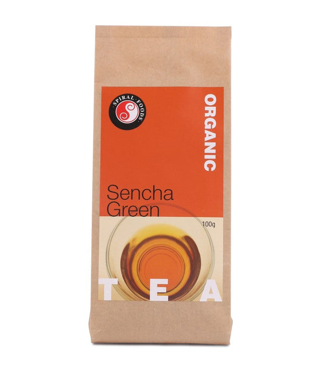 Organic green tea sencha by Spiral Foods 100g