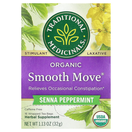 Traditional Medicinals Organic Smooth Move® herbal tea, 32 g
