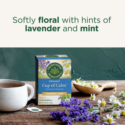 Traditional Medicinals Organic Cup of Calm herbal tea - view 4