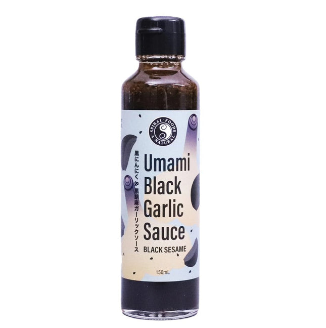 Spiral Foods sauce with black garlic and sesame, 150ml