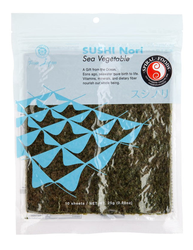 Spiral Foods Yaki Nori 25G pack for sushi making