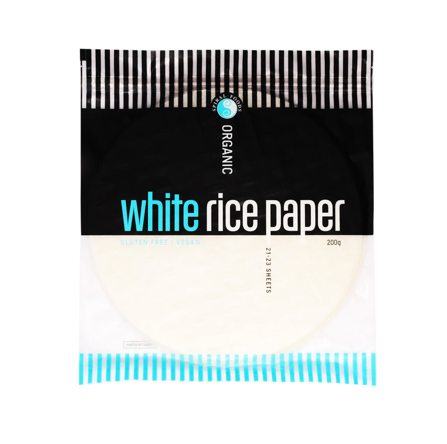 Spiral Foods rice paper 200g pack for spring rolls
