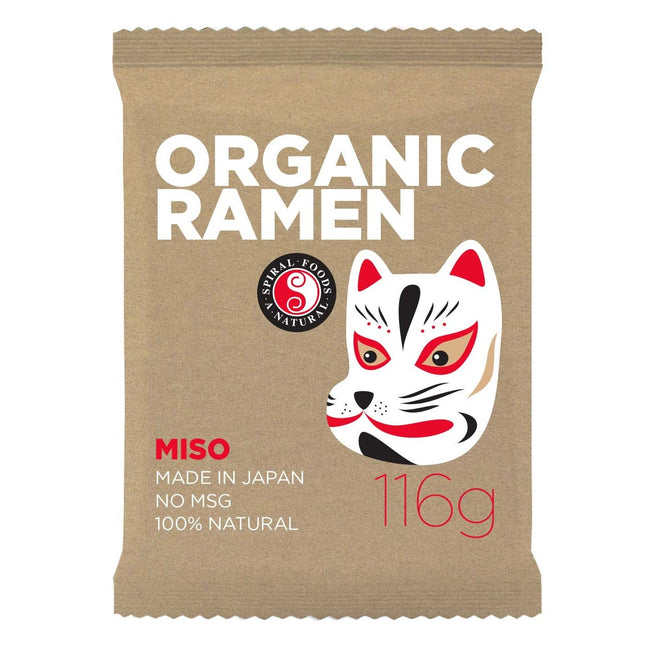 Spiral Foods Miso Ramen 116G package front view