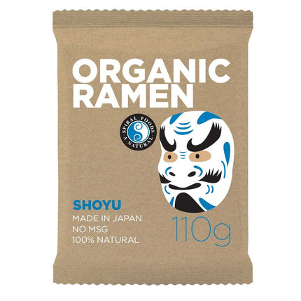 Spiral Foods Shoyu Ramen 110G pack with organic ingredients