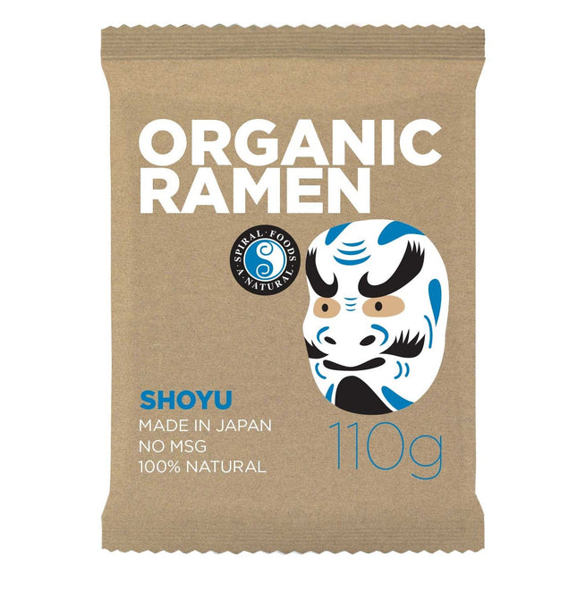Spiral Foods Shoyu Ramen 110G pack with organic ingredients