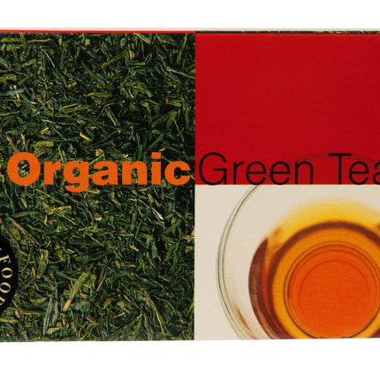 Organic green tea bags from Spiral Foods 40g