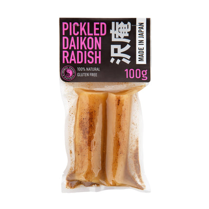 Spiral Foods pickled daikon in 100g packaging