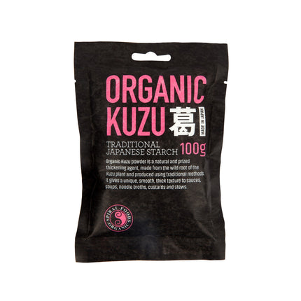 Spiral Foods kuzu powder 100g package on white background