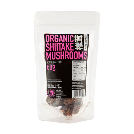 Spiral Foods Shiitake Mushrooms 50G pack
