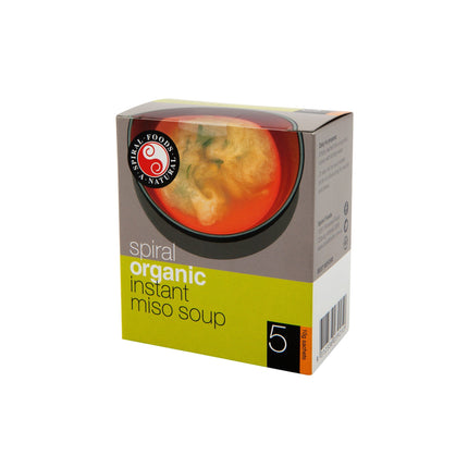Spiral Foods miso instant soup pack 5 x 10g
