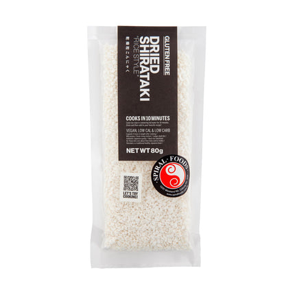 Spiral Shirataki Rice 80G pack for healthy meals