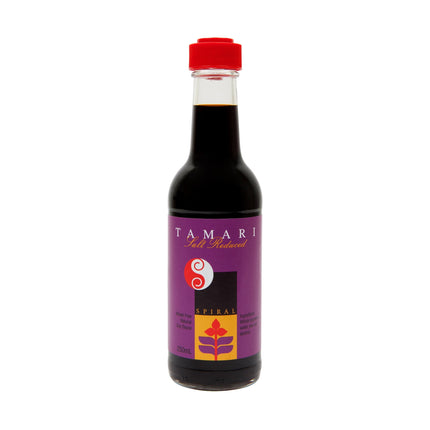 Spiral Foods Tamari salt reduced 250ml bottle