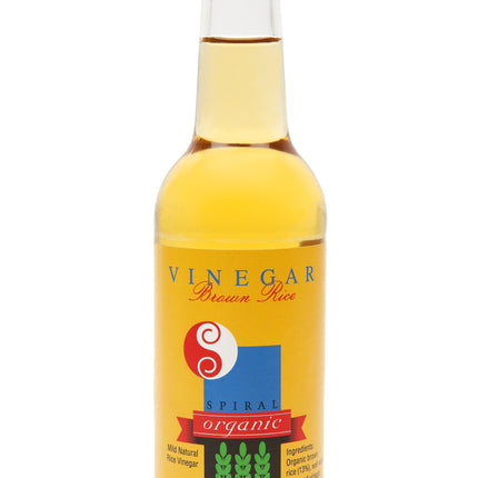 Spiral Foods brown rice vinegar 250ML bottle