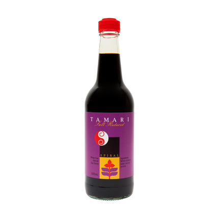 Spiral Foods Tamari salt reduced 500ML bottle