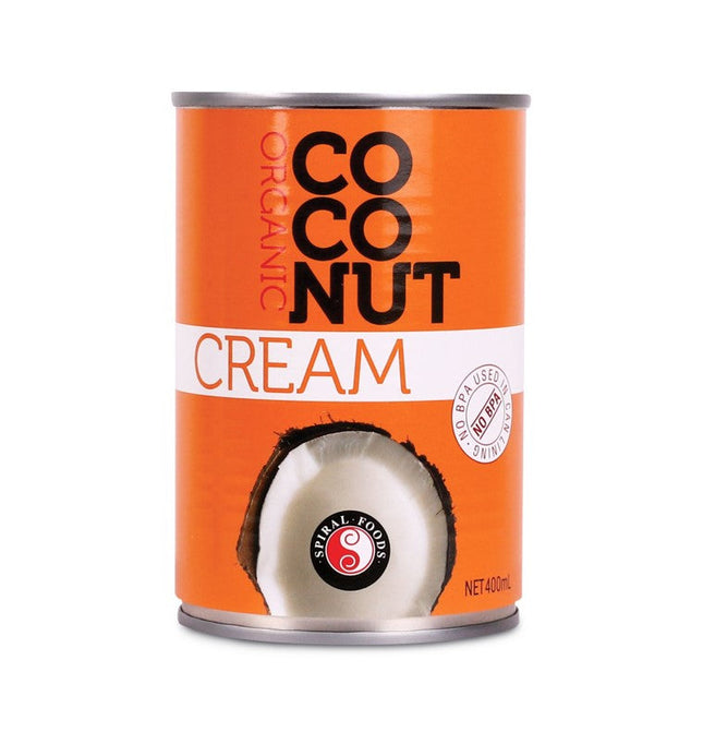 Creamy Spiral Foods Coconut Cream 400G in a can
