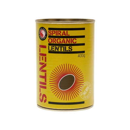 Spiral Foods lentils in 400G packaging