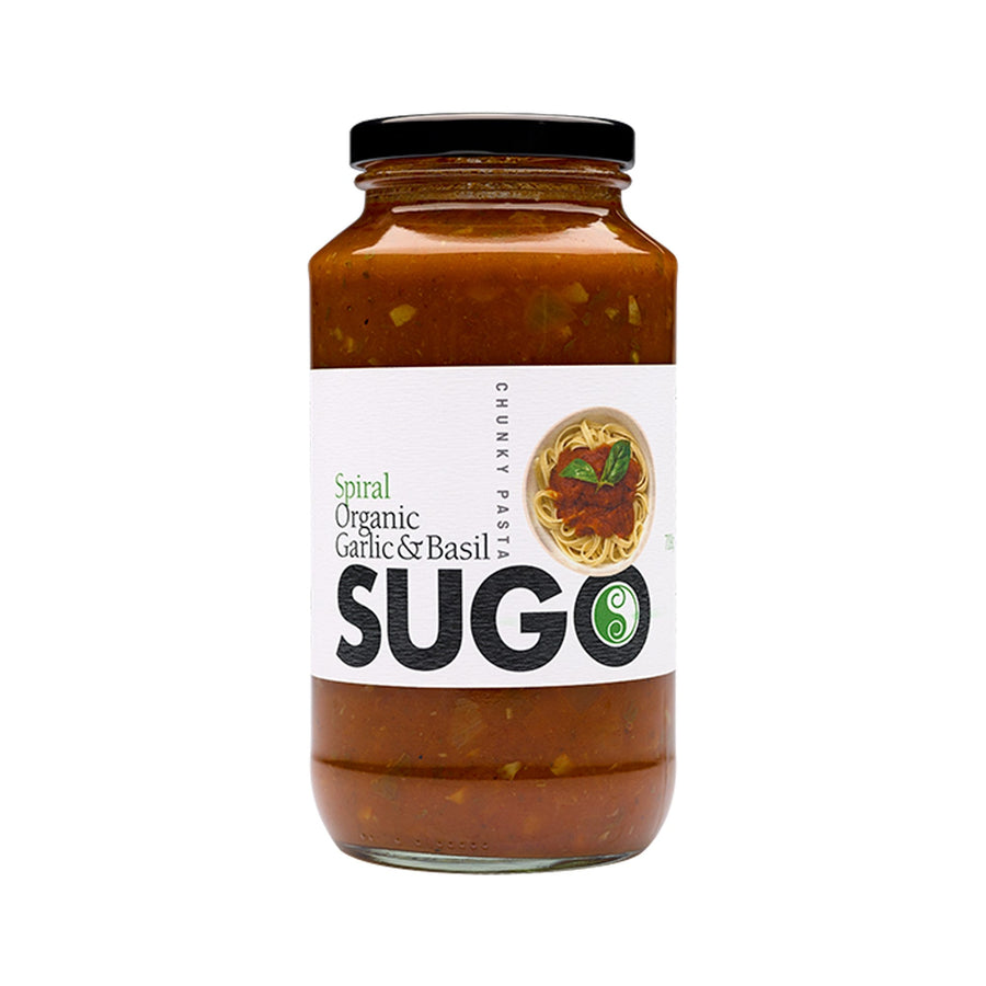 Spiral Foods sugo with garlic and basil, 709g jar