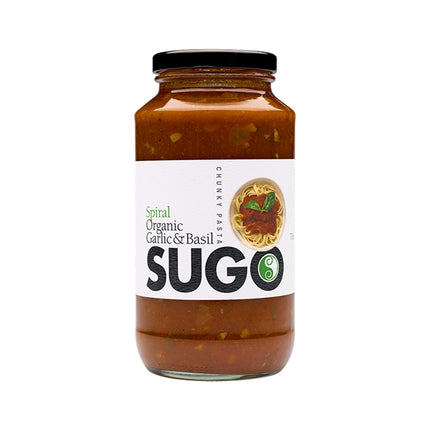 Spiral Foods sugo with garlic and basil, 709g jar