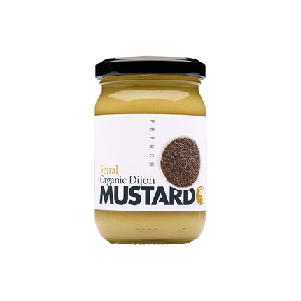 Spiral Foods Dijon Mustard 200G jar on white background
