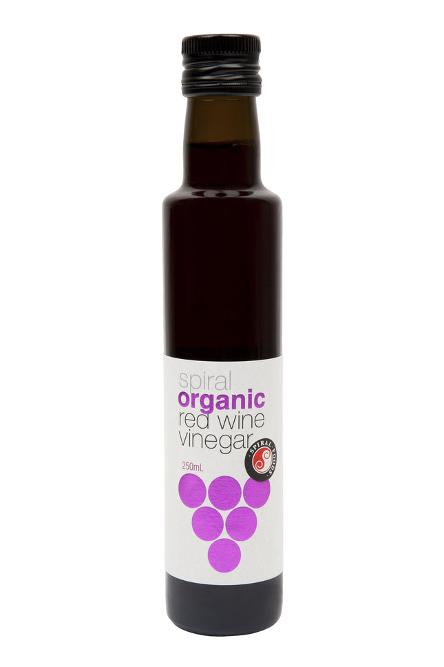 Spiral Foods red wine vinegar 250ML bottle